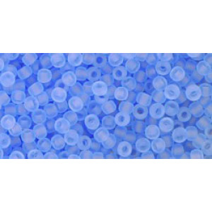 TOHO Round 11/0 Transparent-Frosted Lt Sapphire 250gr - TR-11-13F