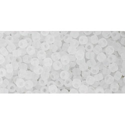 TOHO Round 11/0 Ceylon Frosted Snowflake 250gr - TR-11-141F TOHO Round 11/0 Ceylon Frosted Snowflake 250gr - TR-11-141F