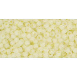 TOHO Round 11/0 Ceylon Frosted Banana Cream 250gr - TR-11-142F