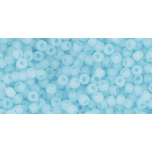 TOHO Round 11/0 Ceylon Frosted Aqua 250gr - TR-11-143F