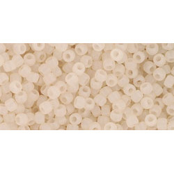 TOHO Round 11/0 Ceylon Frosted Lt Ivory 250gr - TR-11-147F TOHO Round 11/0 Ceylon Frosted Lt Ivory 250gr - TR-11-147F