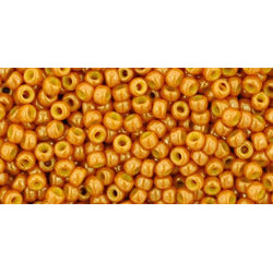 TOHO Round 11/0 Opaque-Lustered Tuscan Orange 250gr - TR-11-1606