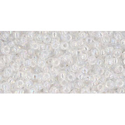 TOHO Round 11/0 Transparent-Rainbow Crystal 250gr - TR-11-161 TOHO Round 11/0 Transparent-Rainbow Crystal 250gr - TR-11-161