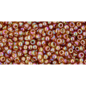 TOHO Round 11/0 Transparent-Rainbow Topaz 250gr - TR-11-162C