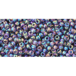 TOHO Round 11/0 Transparent-Rainbow Sugar Plum 250gr - TR-11-166D TOHO Round 11/0 Transparent-Rainbow Sugar Plum 250gr - TR-11-166D