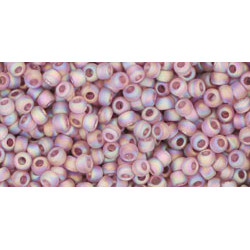 TOHO Round 11/0 Transparent-Rainbow-Frosted Lt Amethyst 250gr - TR-11-166F TOHO Round 11/0 Transparent-Rainbow-Frosted Lt Amethyst 250gr - TR-11-166F