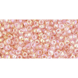 TOHO Round 11/0 Transparent-Rainbow Rosaline 250gr - TR-11-169