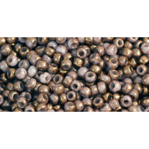TOHO Round 11/0 Gilded Marble White 250gr - TR-11-1700