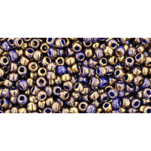 TOHO Round 11/0 Gilded Marble Blue 250gr - TR-11-1701