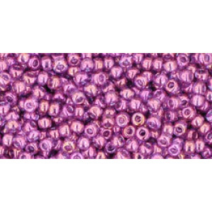 TOHO Round 11/0 Gold-Lustered Dk Amethyst 250gr - TR-11-205