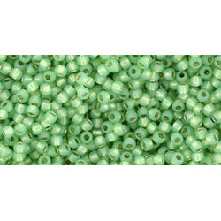 TOHO Round 11/0 Silver-Lined Milky Peridot 250gr - TR-11-2103 TOHO Round 11/0 Silver-Lined Milky Peridot 250gr - TR-11-2103