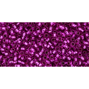 TOHO Round 11/0 Silver-Lined Milky Fuchsia 250gr - TR-11-2217