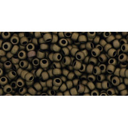 TOHO Round 11/0 Frosted Antique Bronze 250gr - TR-11-223F