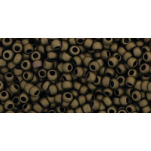 TOHO Round 11/0 Frosted Antique Bronze 250gr - TR-11-223F