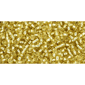 TOHO Round 11/0 Silver-Lined Lt Topaz 250gr - TR-11-22A