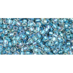 TOHO Round 11/0 Inside-Color Rainbow Crystal/Lt Capri-Lined 250gr - TR-11-263