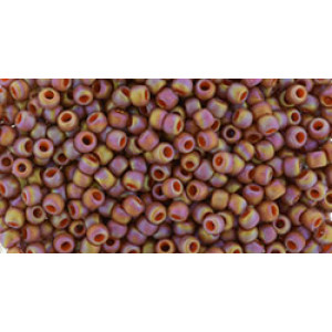 TOHO Round 11/0 Semi Glazed Rainbow - Burnt Orange 250gr - TR-11-2640F