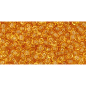 TOHO Round 11/0 Transparent Med Topaz 250gr - TR-11-2B