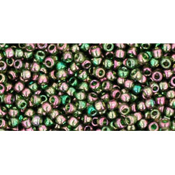 TOHO Round 11/0 Gold-Lustered Olivine 250gr - TR-11-323