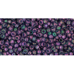 TOHO Round 11/0 Gold-Lustered Moon Shadow 250gr - TR-11-328