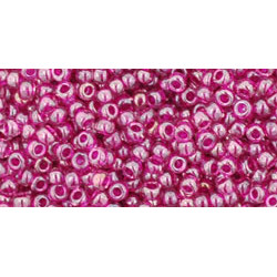 TOHO Round 11/0 Inside-Color Lt Amethyst/Fuchsia-Lined 250gr - TR-11-356