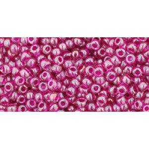 TOHO Round 11/0 Inside-Color Lt Amethyst/Fuchsia-Lined 250gr - TR-11-356