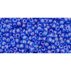 TOHO Round 11/0 Inside-Color Dk Aqua/Violet-Lined 250gr - TR-11-361
