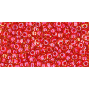 TOHO Round 11/0 Inside-Color Lt Topaz/Hyacinth-Lined 250gr - TR-11-388