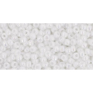 TOHO Round 11/0 Opaque-Rainbow White 250gr - TR-11-401