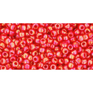 TOHO Round 11/0 Opaque-Rainbow Cherry 250gr - TR-11-405