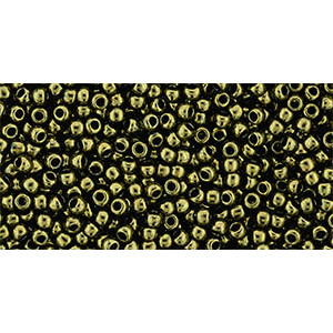 TOHO Round 11/0 Gold-Lustered Dk Antique Bronze 250gr - TR-11-422