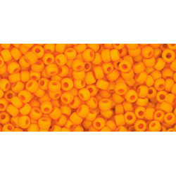 TOHO Round 11/0 Opaque-Frosted Cantelope 250gr - TR-11-42DF