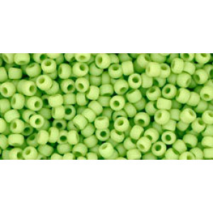 TOHO Round 11/0 Opaque-Frosted Sour Apple 250gr - TR-11-44F