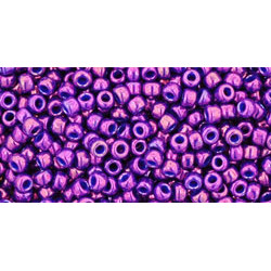 TOHO Round 11/0 Higher-Metallic Grape 250gr - TR-11-461 TOHO Round 11/0 Higher-Metallic Grape 250gr - TR-11-461