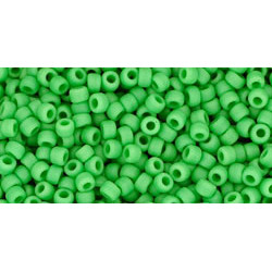 TOHO Round 11/0 Opaque-Frosted Mint Green 250gr - TR-11-47F TOHO Round 11/0 Opaque-Frosted Mint Green 250gr - TR-11-47F