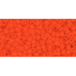TOHO Round 11/0 Opaque-Frosted Sunset Orange 250gr - TR-11-50F