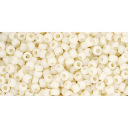 TOHO Round 11/0 Opaque-Frosted Lt Beige 250gr - TR-11-51F