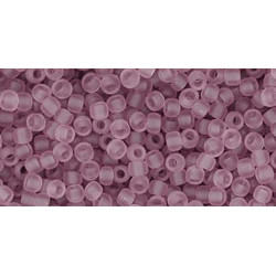 TOHO Round 11/0 Transparent-Frosted Lt Amethyst 250gr - TR-11-6F