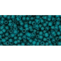 TOHO Round 11/0 Transparent-Frosted Teal 250gr - TR-11-7BDF