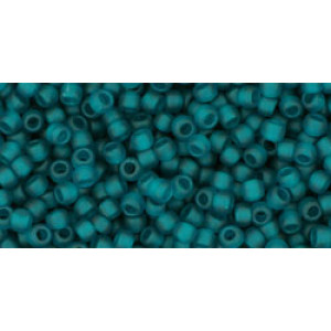TOHO Round 11/0 Transparent-Frosted Teal 250gr - TR-11-7BDF