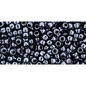 TOHO Round 11/0 Metallic Hematite 250gr - TR-11-81