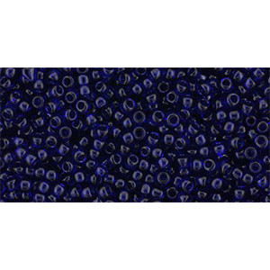TOHO Round 11/0 Transparent Cobalt 250gr - TR-11-8D