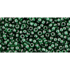 TOHO Round 11/0 Transparent Green Emerald 250gr - TR-11-939