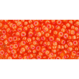 TOHO Round 11/0 Inside-Color Hyacinth/White-Lined 250gr - TR-11-957