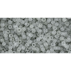 TOHO Round 11/0 Frosted Black Diamond 250gr - TR-11-9AF
