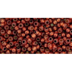 TOHO Round 11/0 PermaFinish - Silver-Lined Milky Pomegranate 250gr - TR-11-PF2113 TOHO Round 11/0 PermaFinish - Silver-Lined Milky Pomegranate 250gr - TR-11-PF2113