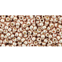 TOHO Round 11/0 PermaFinish - Galvanized Sweet Blush 250gr - TR-11-PF552