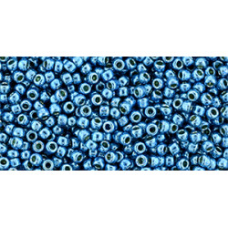 TOHO Round 11/0 Permafinish - Galvanized Aqua Sky 250gr - TR-11-PF582 TOHO Round 11/0 Permafinish - Galvanized Aqua Sky 250gr - TR-11-PF582