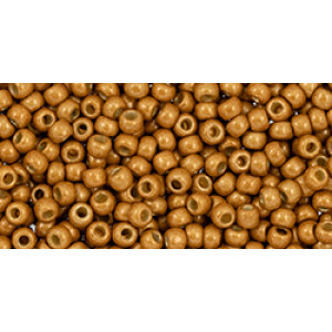 TOHO Round 11/0 Permafinish - Matte Galvanized Old Gold 250gr - TR-11-PF591F