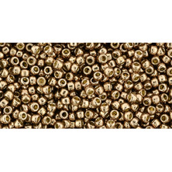 TOHO Round 11/0 Permafinish - Galvanized Almond 250gr - TR-11-PF593 TOHO Round 11/0 Permafinish - Galvanized Almond 250gr - TR-11-PF593
